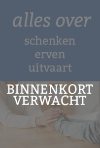 cadeauboek over schenken erven uitvaart